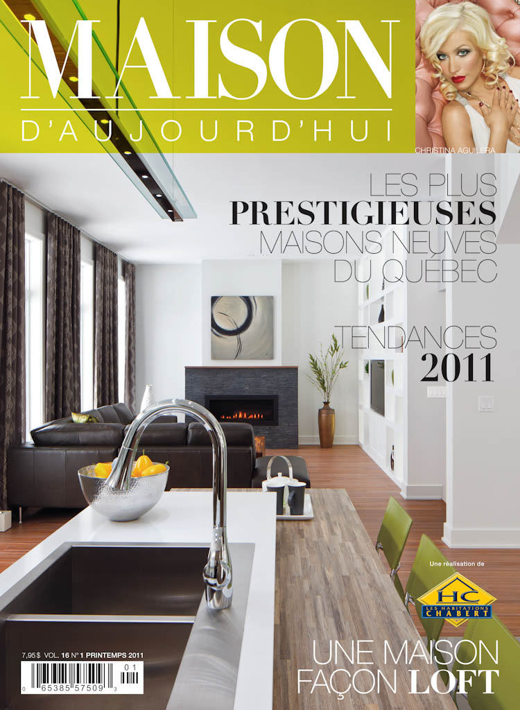 Habitations Chabert - Page Couverture - Maison d'Aujourd'hui - Printemps 2011